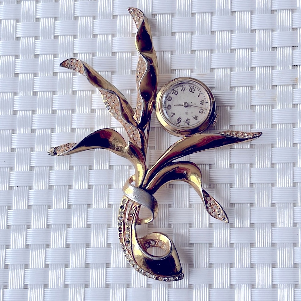 1940’s Antique Watch Brooch